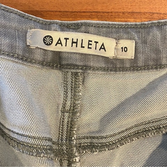 Athleta Sculptek Skinny Jeans in Gray, size 10 - Picture 3 of 10